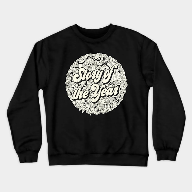 Vintage Circle - Story Of The Year Crewneck Sweatshirt by Warred Studio